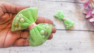 It's so beautiful!Easy DIY Fabric Flowers|Hand Embroidery Ribbon Work|Cloth Flowers|Quicky Crafts