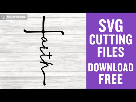 Faith Cross Svg Free Cut Files for Cricut Instant Download