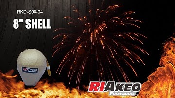DISPLAY SHELL-8 INCH RKD-S08-04 | RIAKEO FIREWORKS
