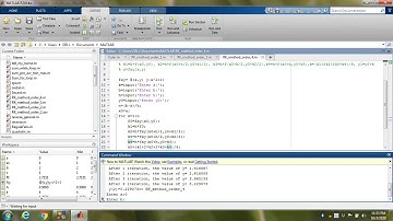 Computer Programming in MATLAB| Runge-Kutta method of order four.