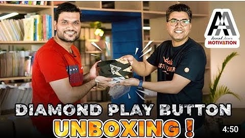 😮diamond play button | unboxing public reaction🤑😱 #{arvind Arora} #{youtube shorts}