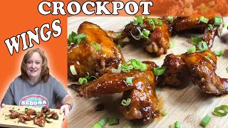 CROCKPOT BBQ WINGS RECIPE | Homemade BBQ Sauce Recipe | Slow Cooker Wings
