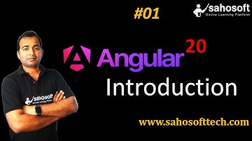 Angular 20 Introduction | Angular 20 Tutorials in Hindi | Sahosoft