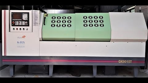 CNC LATHE MACHINE | PUMPS & VALVES MANUFACTURING | GK9015T | CNC Mfg |  K-TEX AUTOMATIONS