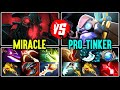 Crazy Fast Hands Pro [Tinker] vs Miracle Insane Right Click [Shadow Fiend] Dota 2