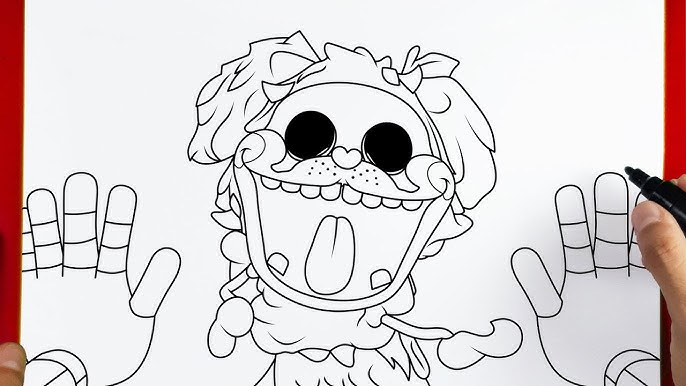 Pj Pug-a-Pillar from poppy playtime:chapter 2 drawing - video Dailymotion