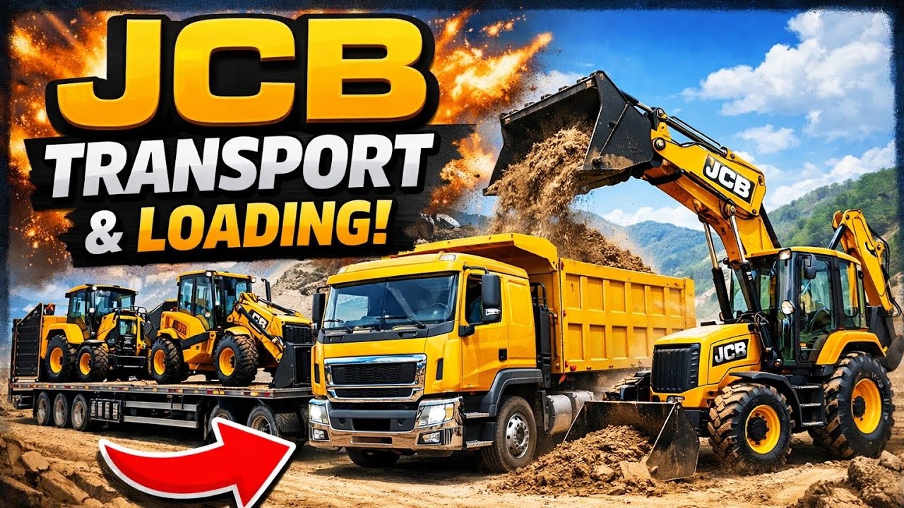 City Heavy Vehicle Loading Work 🚧 | 3D Simulator Gameplay