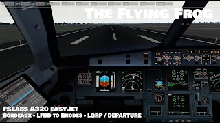 [P3Dv5] FSLabs A320 - easyJet Europe - boarding and departure from Bordeaux - LFBD