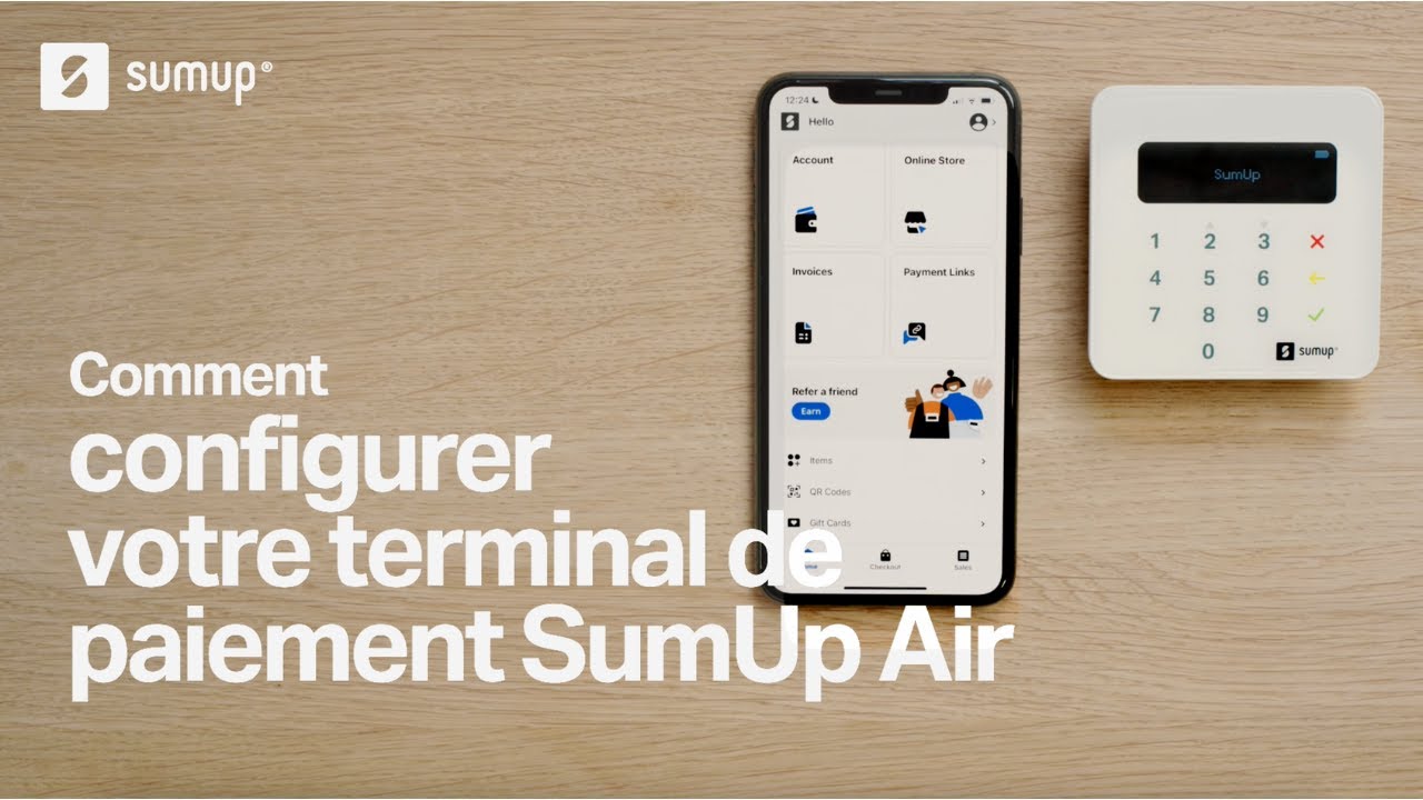 Terminal de paiement Sumup Bundle SumUp Air + Station de recharge