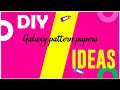 DIY galaxy theme pattern papers ✨🌷 Handmade journal supplies🌈💓 #diy #journal #viral #handmade