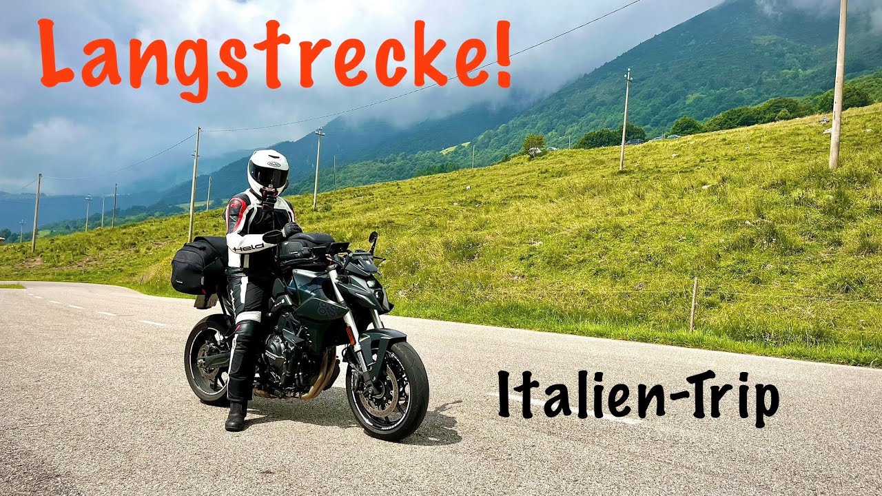Reisetauglichkeit der Suzuki GSX-8S. Italien Moto-Vlog. Langstreckenerfahrungen