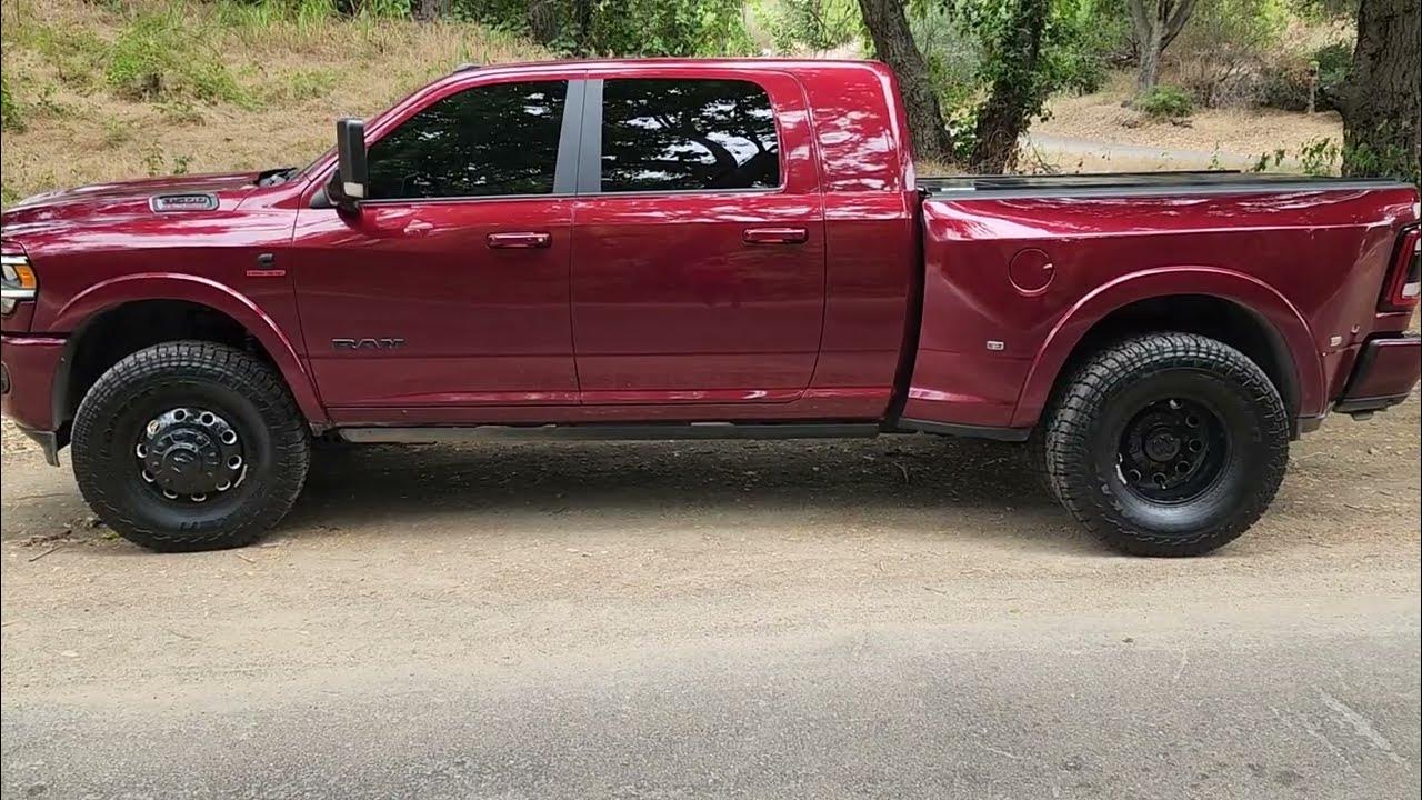 Ram 3500 dually on 37s how to fit 37x12 50r17 on stock wheels youtube