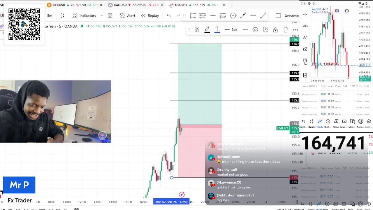 LIVE TRADING GOLD, NASDAQ, US30, EURUSD, GBPUSD, BTCUSD