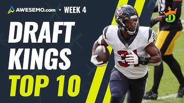 DraftKings Top 10: Week 4 NFL DFS Top Picks