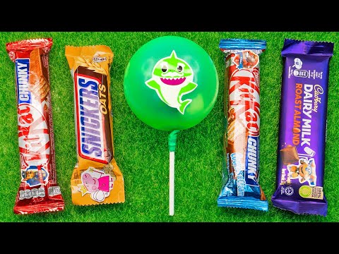 Some Lot's Of Big Lollipops | Satisfying Video Yummy Big Lollipops Baby Shark, Peppa Pig, Paw Patrol