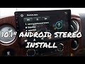 10.1" ANDROID DOUBLE DIN STEREO INSTALL | FORD F150 04-08