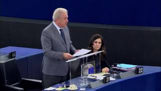 Remarks by Commissioner Avramopoulos at the EP Plenary session: Trafficking in human beings
