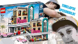 Lego Downtown Diner 10260 Modular Building Speedbuild