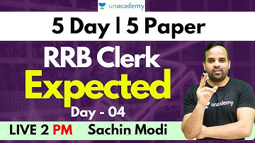 5 Expected Paper for IBPS RRB Clerk ( Based on Latest Pattern) Paper 4 | Reasoning by Sachin Modi