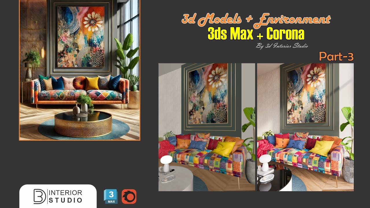 3D Models + Environment Setup | Part 3 | @3dinteriorstudio - YouTube
