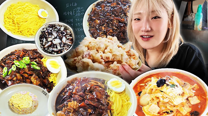 [실제] 짜장면 장사하는 소꿉친구 가게, 말 안하고 가면 제 먹는 속도에 맞춰서 음식이 나올 수 있을까요?