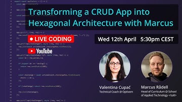 Hexagonal Architecture - Episode 3 - Live Coding with Marcus Rådell