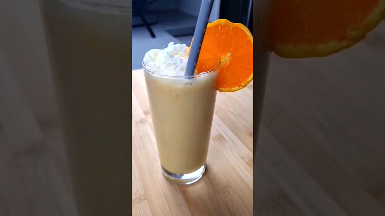 Orange Milkshake | Only 3 Ingredients