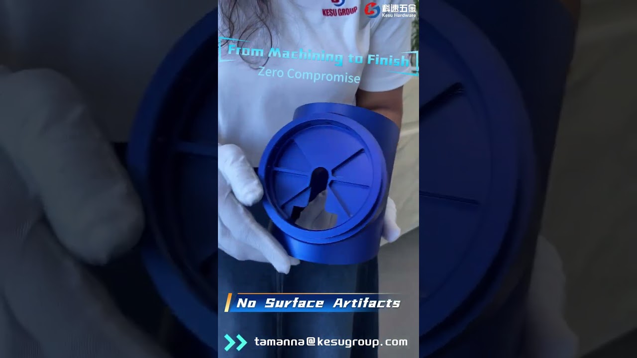 Precision machining followed by controlled color anodizing  