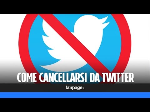 Video: Come Eliminare Una Pagina Twitter