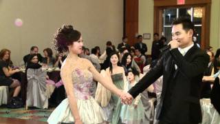 多伦多华人婚礼照相录像视频 - 新郎情歌赠新娘