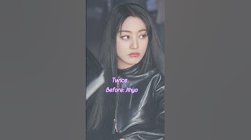 My first VS my current bias in kpop [girl group version] #blackpink #twice #ive #itzy #gidle