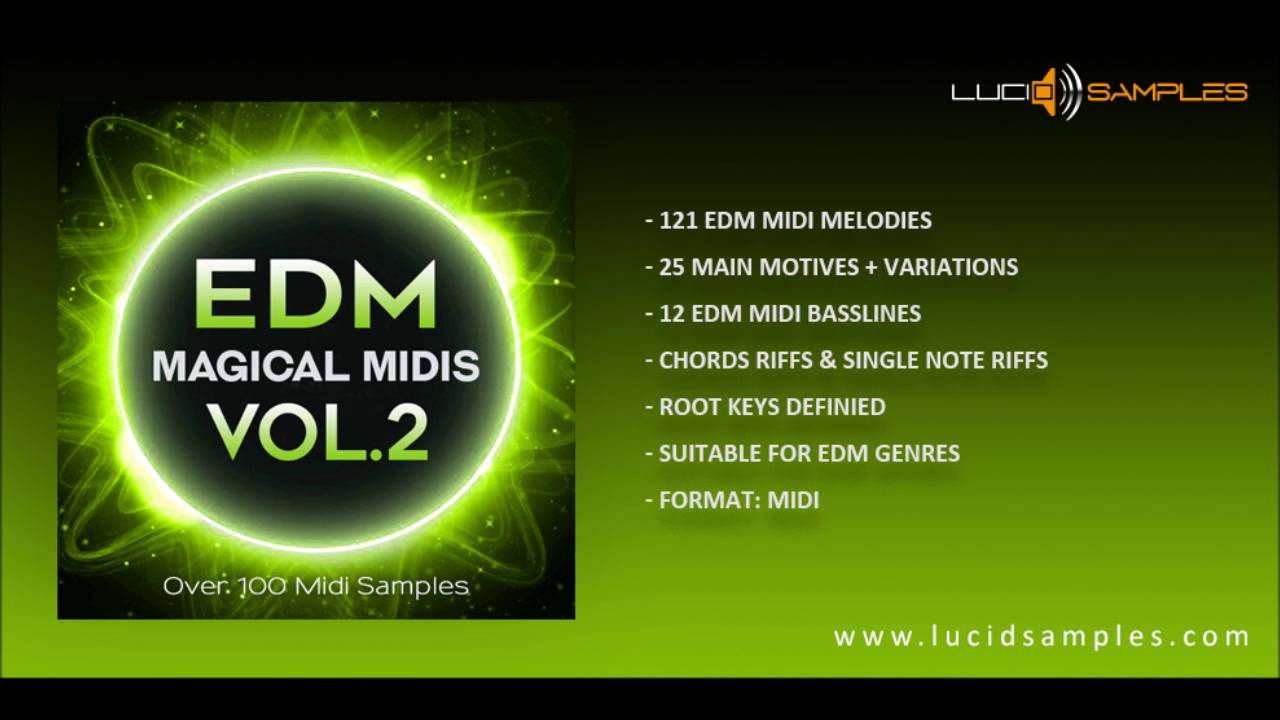 EDM Magical Midis Vol  2 - EDM Midi Samples Pack