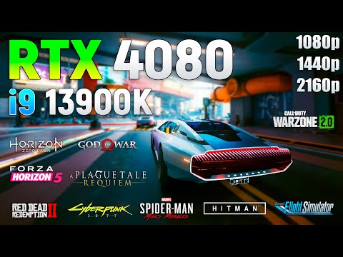 GeForce RTX 4080 16GB + i9 13900K - Test in 11 Games l 1080p l 1440p l 4K l