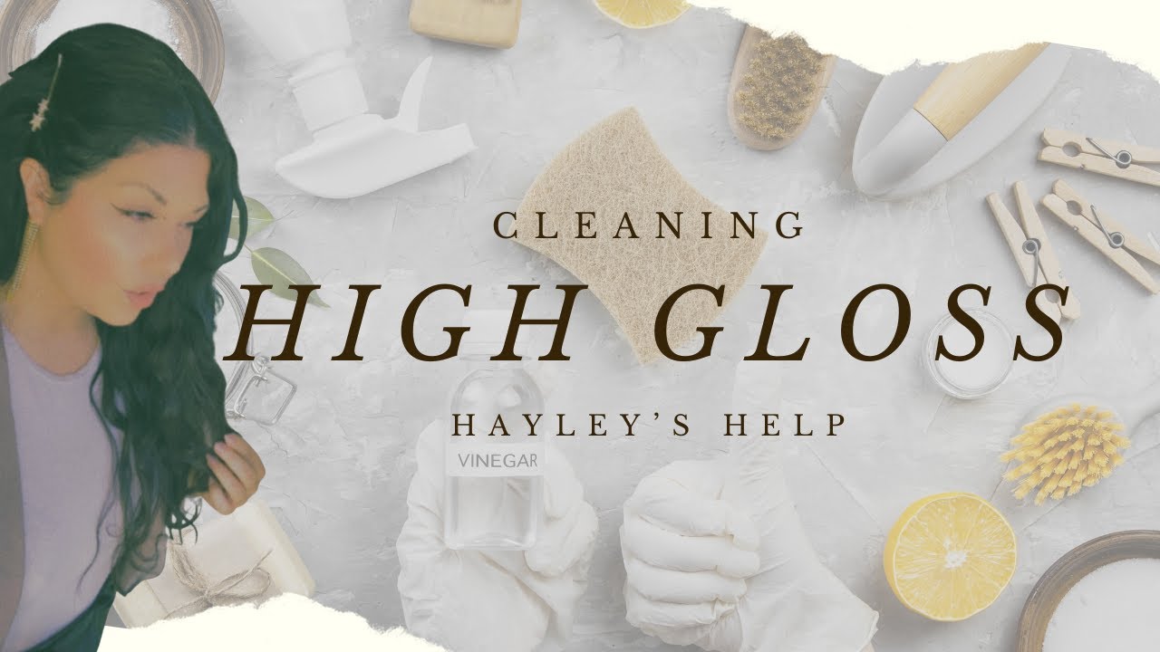 Cleaning High Gloss Kitchen Surfaces or Furniture YouTube