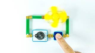 09 Tactile Push-button in Action | GEEKPAPA Magnetic Electronic Blocks