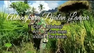 Astungkara pejalan lancar ( official musik video )