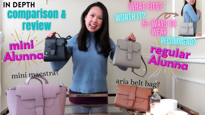 Senreve Alunna VS Aria Belt Bag Comparison and Honest Review, What's in my  bag