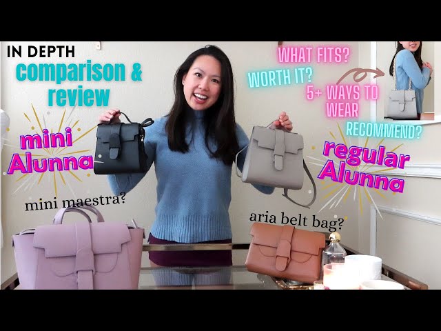 Senreve Alunna VS Aria Belt Bag Comparison and Honest Review, What's in my  bag