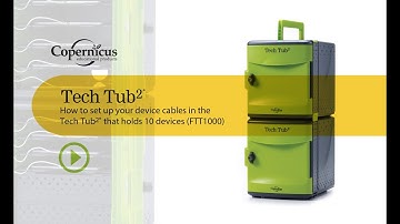 How to cable a Tech Tub2®: Holds 10 Devices