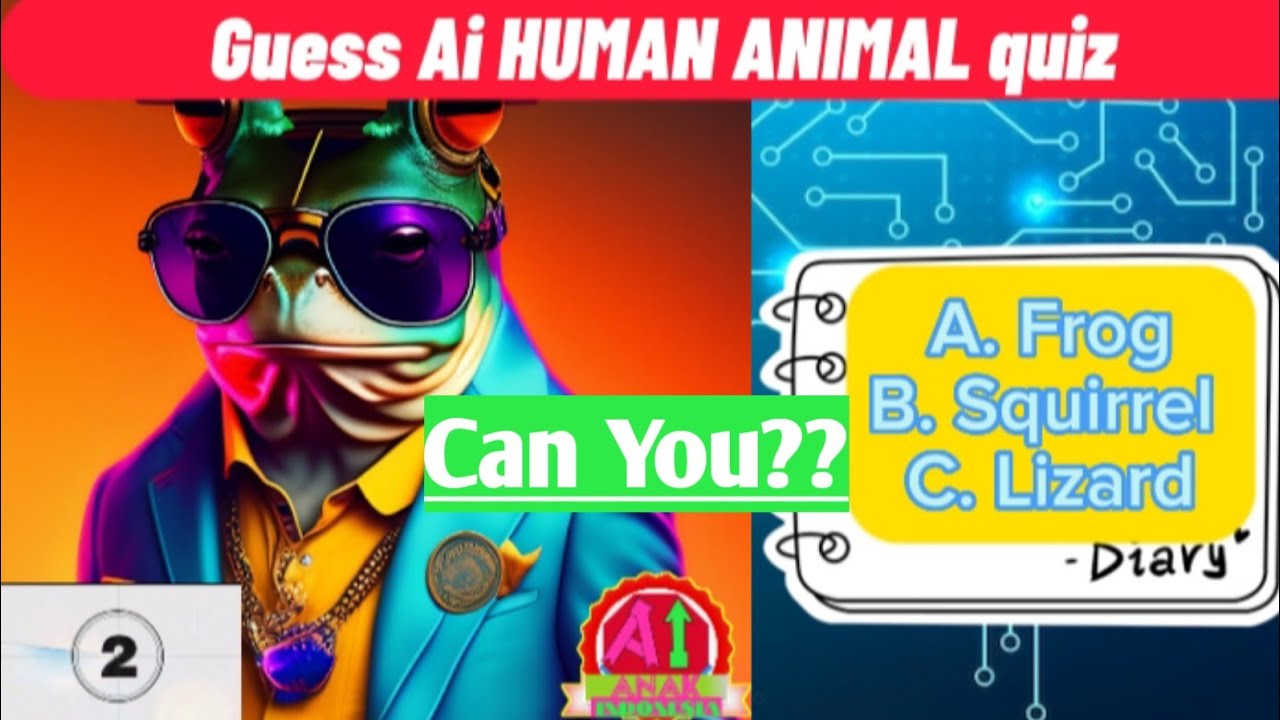 Can You Guess Human Animal Quiz?? 