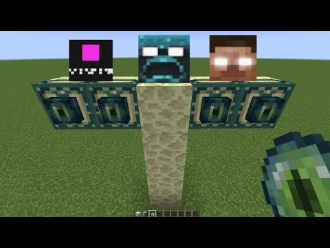 what if you create an ENDER WARDEN in MINECRAFT - YouTube