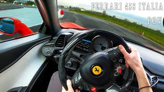 FERRARI 458 ITALIA - POV TEST DRIVE ON TRACK | ТЕСТ ДРАЙВ ФЕРРАРИ НА ТРЕКЕ