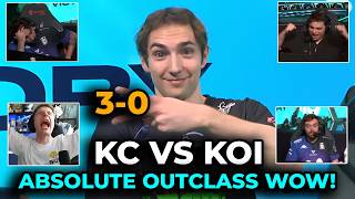 Les Streamers Réagissent à Karmine Corp Éliminant KOI et se Qualifiant pour le MSI | KC vs KOI