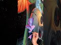 A few magical moments with my painting titled Reflections on... #Shorts #silverfrancisart
