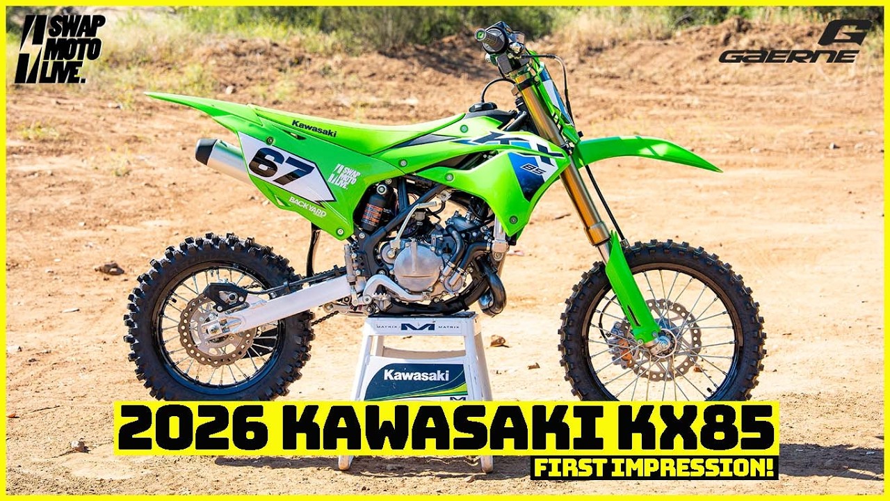 First Impression: 2026 Kawasaki KX85 Minibike! - YouTube