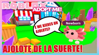 SI TOCAS A ESTE AJOLOTE DE LA SUERTE, OBTIENES LA NUEVA MASCOTA GRATIS en ADOPT ME! 