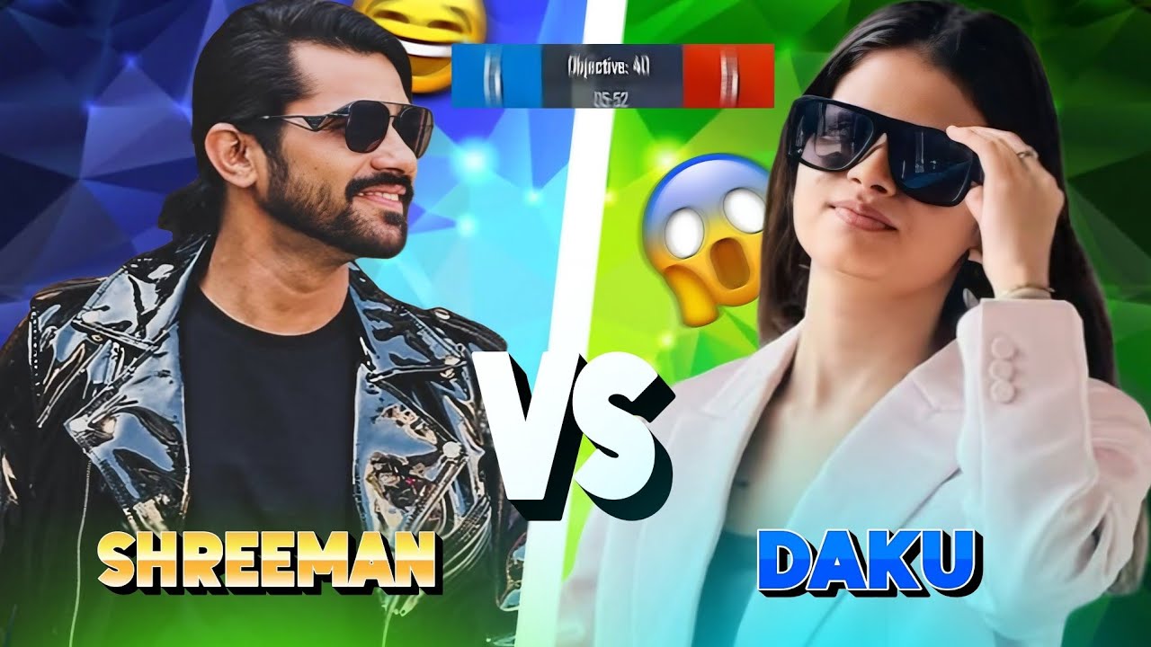 INTENSE 1V1 BATTLE || SHREEMAN VS DAKU || BGMI