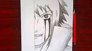 naruto#sasuke #drawing, how to draw sasuke