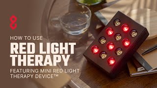 How to Use Red Light Therapy At Home - Mini Portable Device Setup Guide