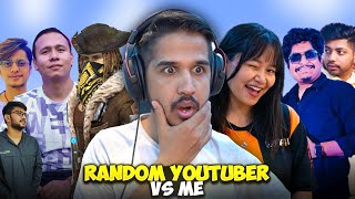 Big Random Youtuber Vs Me in Free Fire 🔥🔥🔥